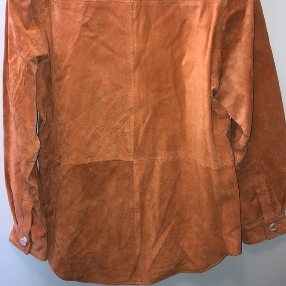 Bagatelle Orange Leather Jacket - Picture 14 of 14
